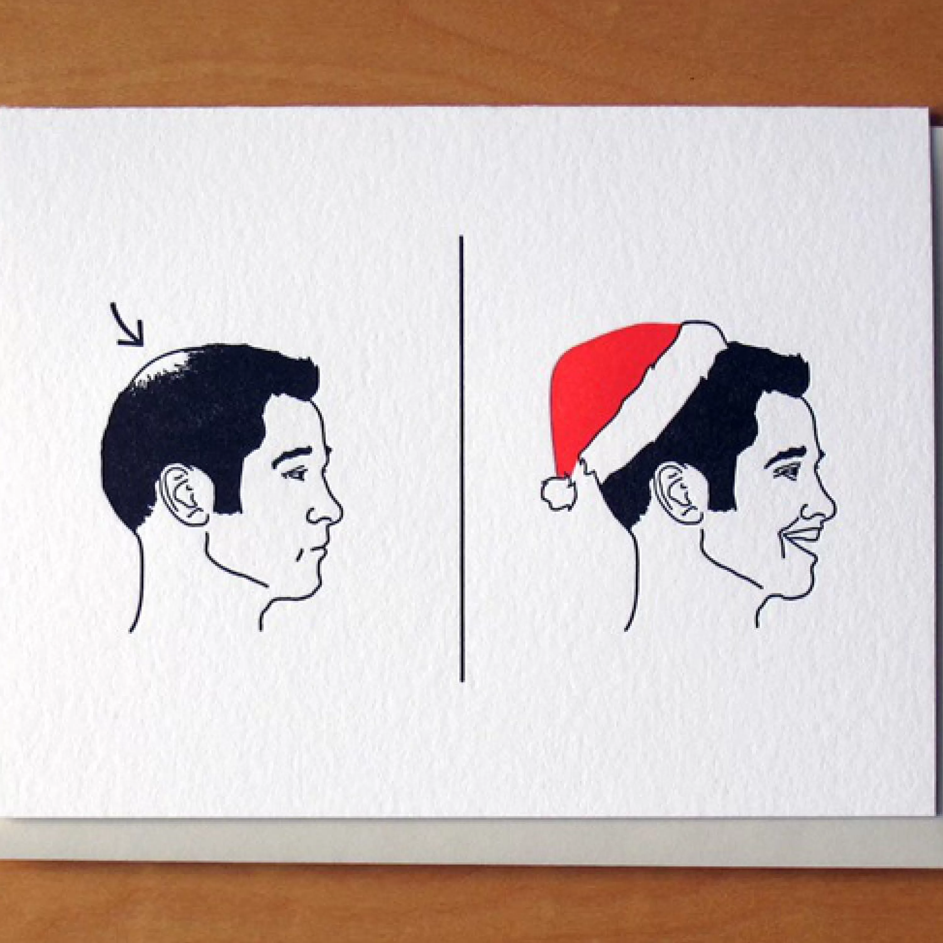 McBitterson's Christmas Baldy Card