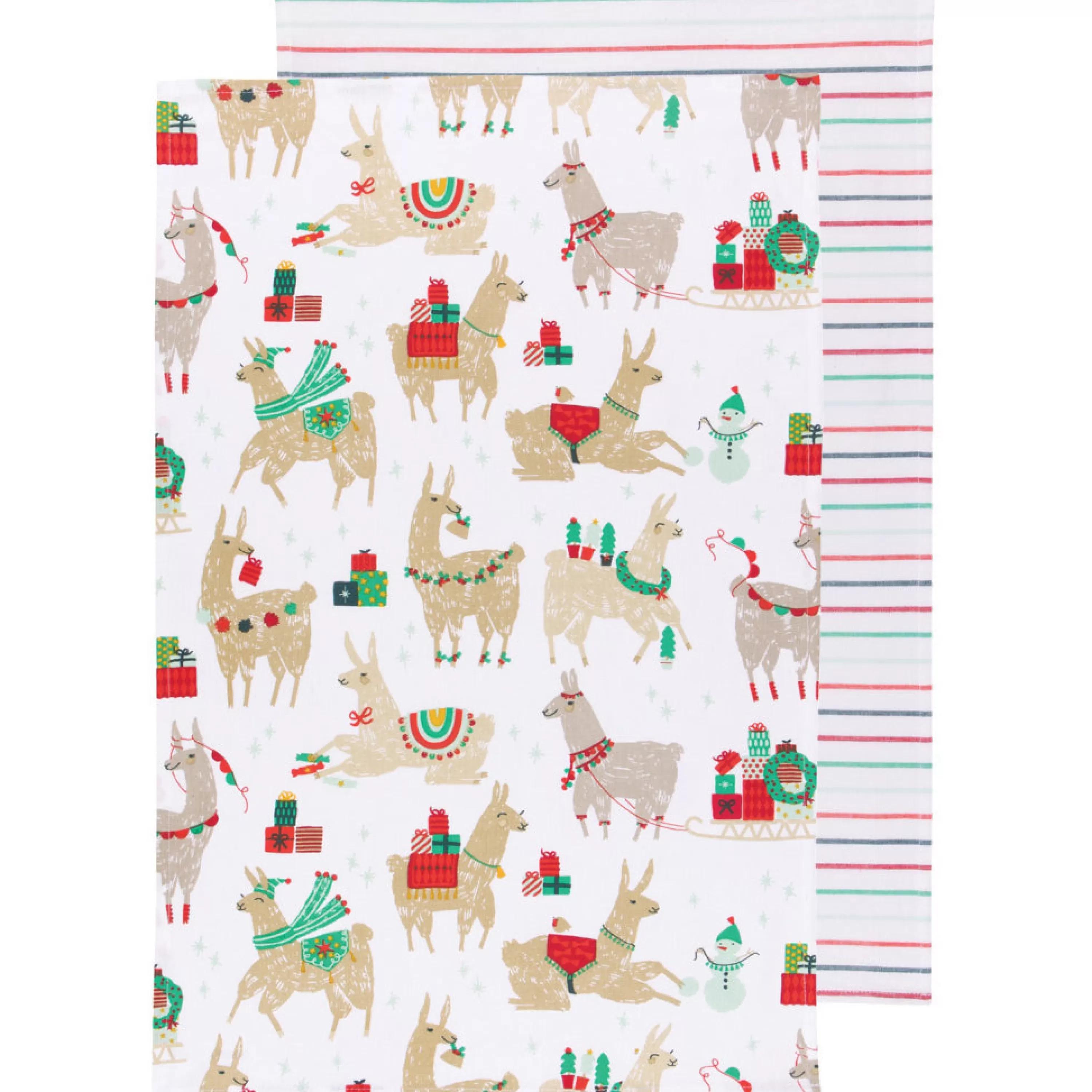 Danica Fa La La La Llama Tea Towel Set Of 2