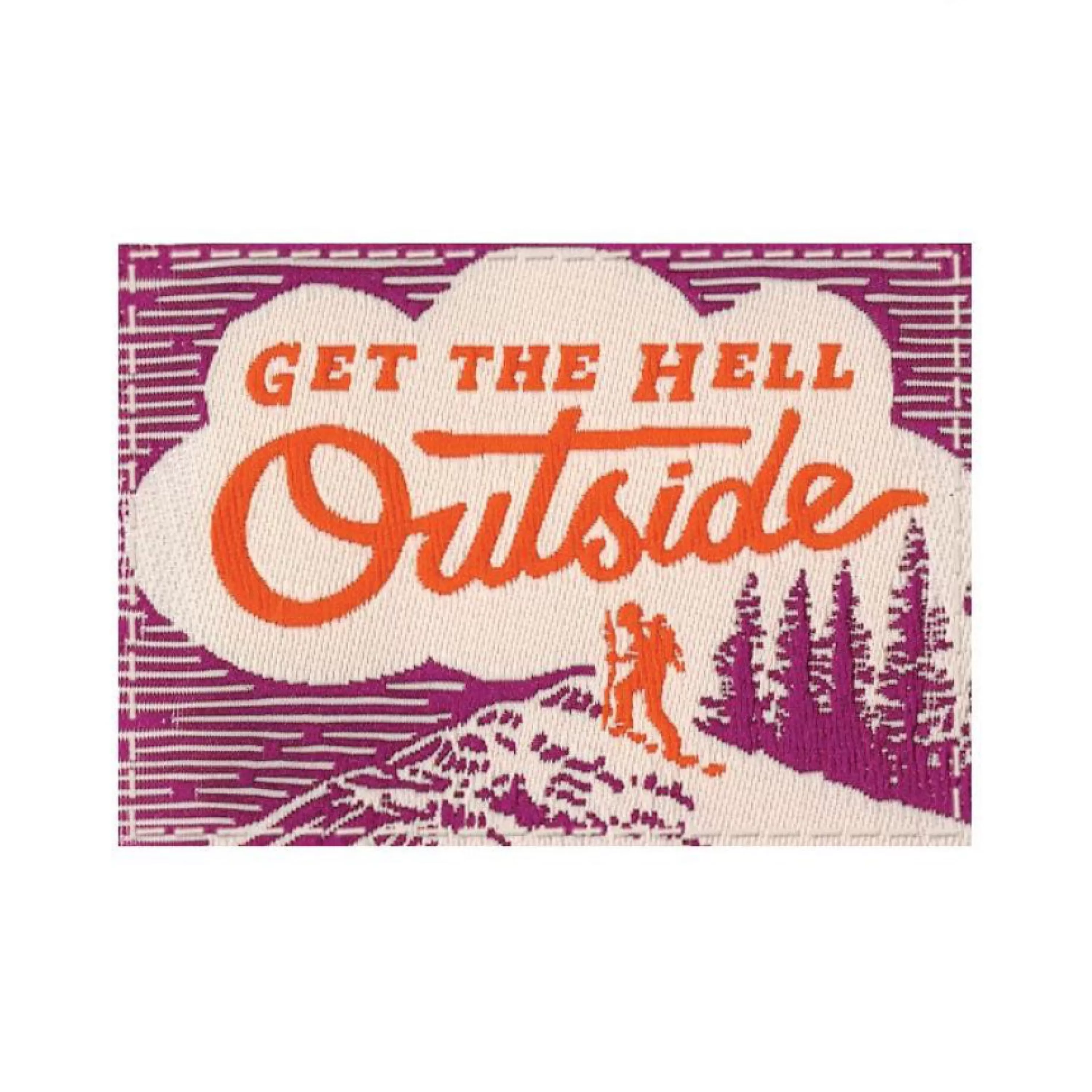 Discount Blue Q Get The Hell Outside Tag Socks