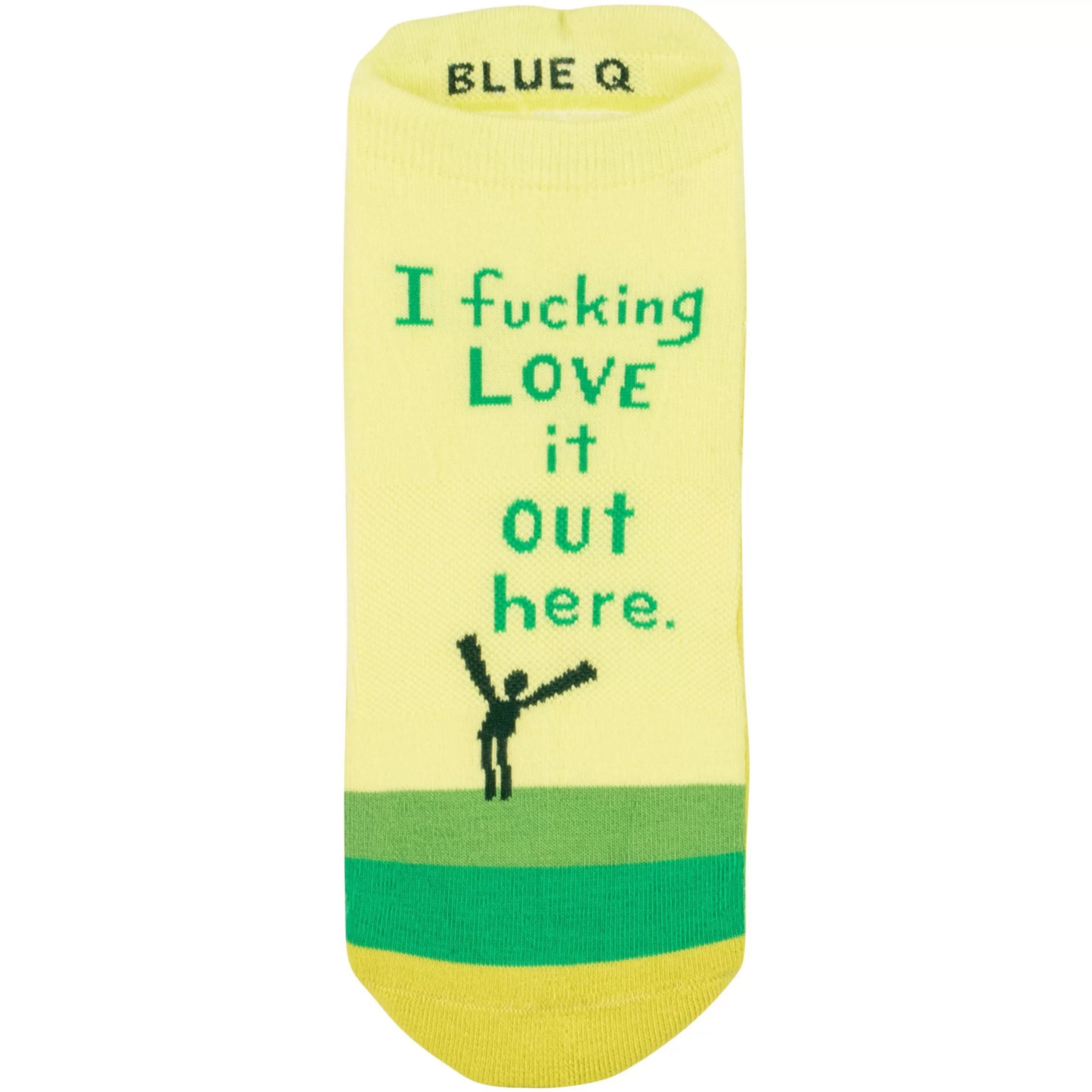 Cheap Blue Q Love It Out Here Sneaker Socks