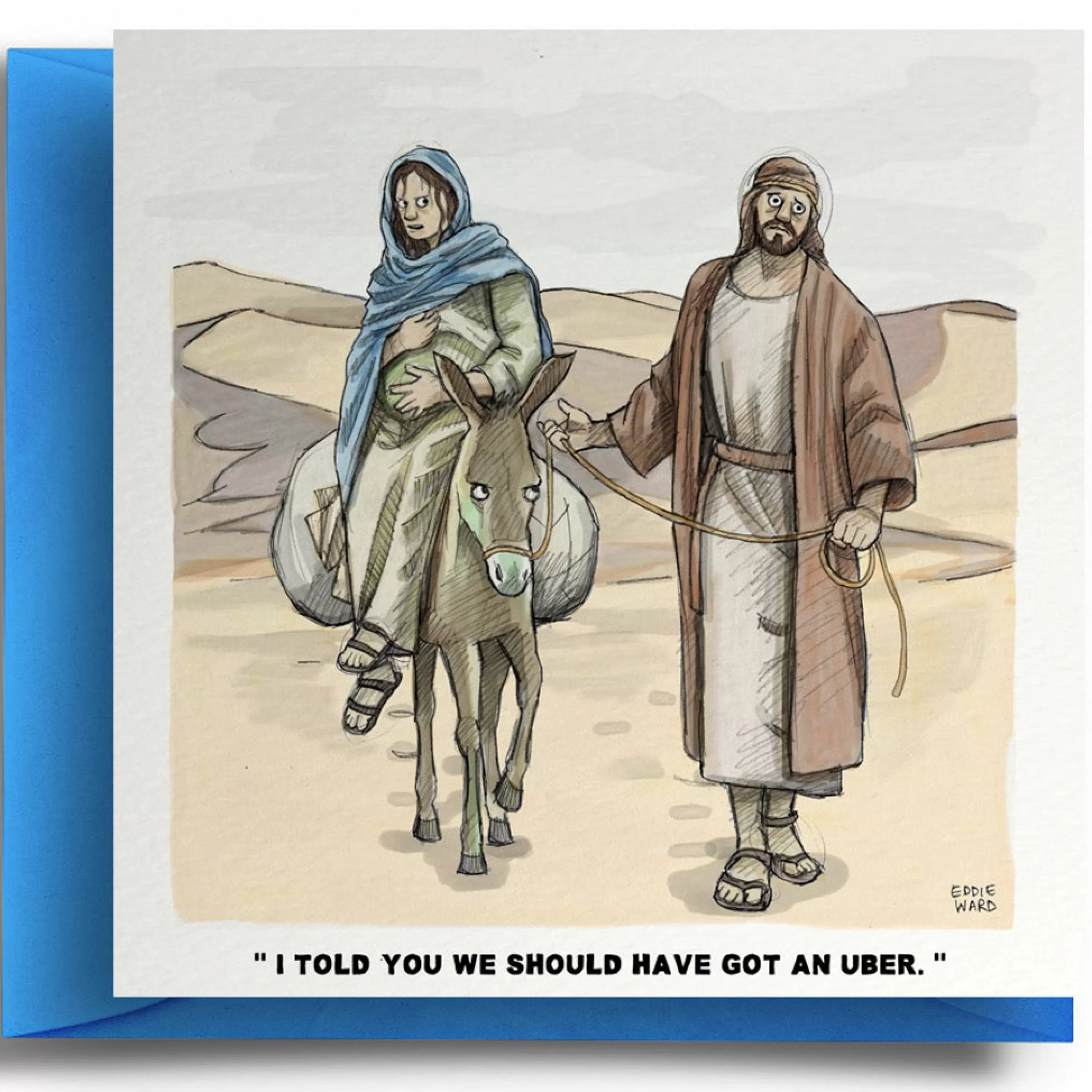 Quite Good Cards Mary & Joseph Uber Card