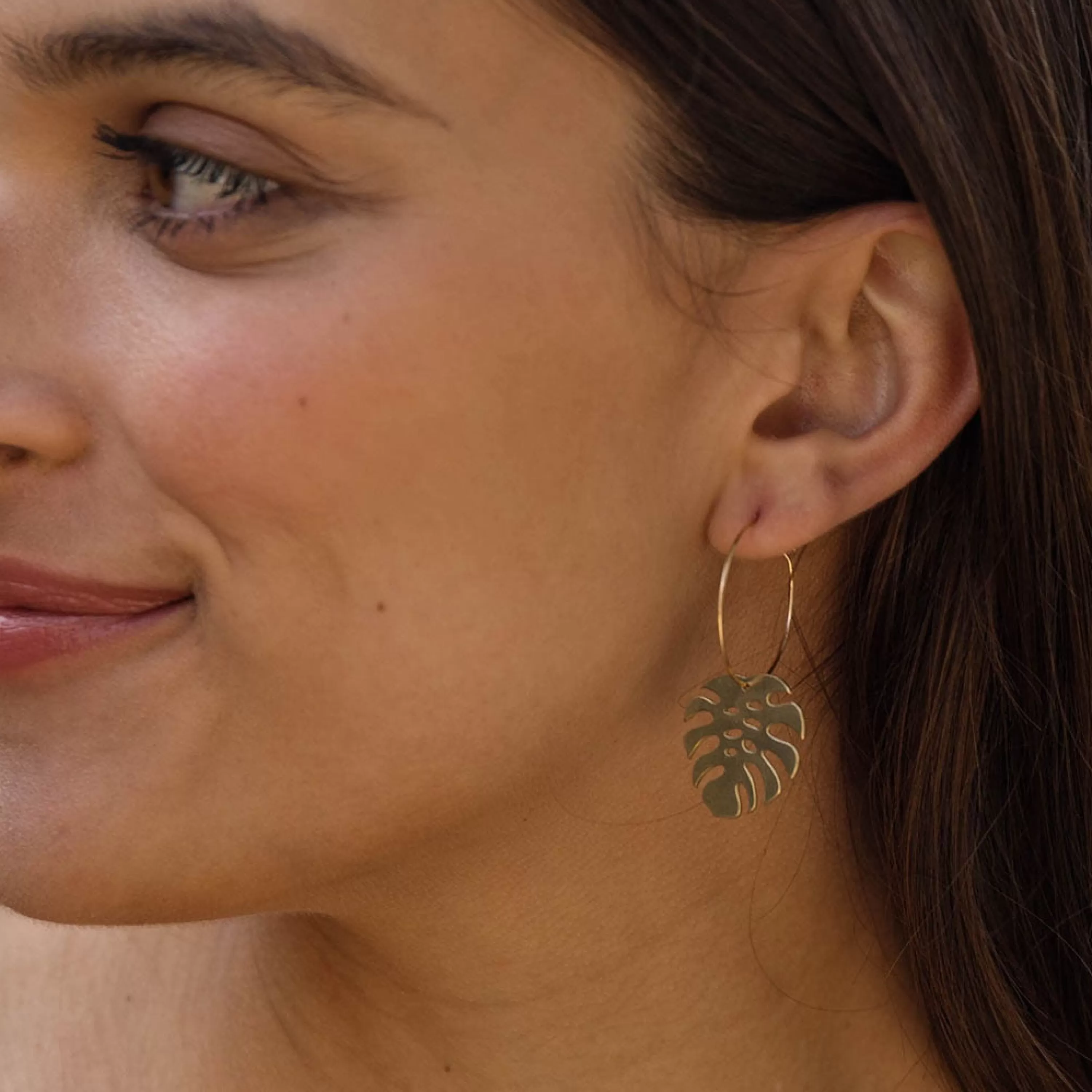 Cheap Amano Studio Monstera Hoop Earrings